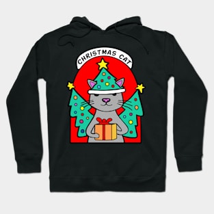 Christmas Cat Hoodie